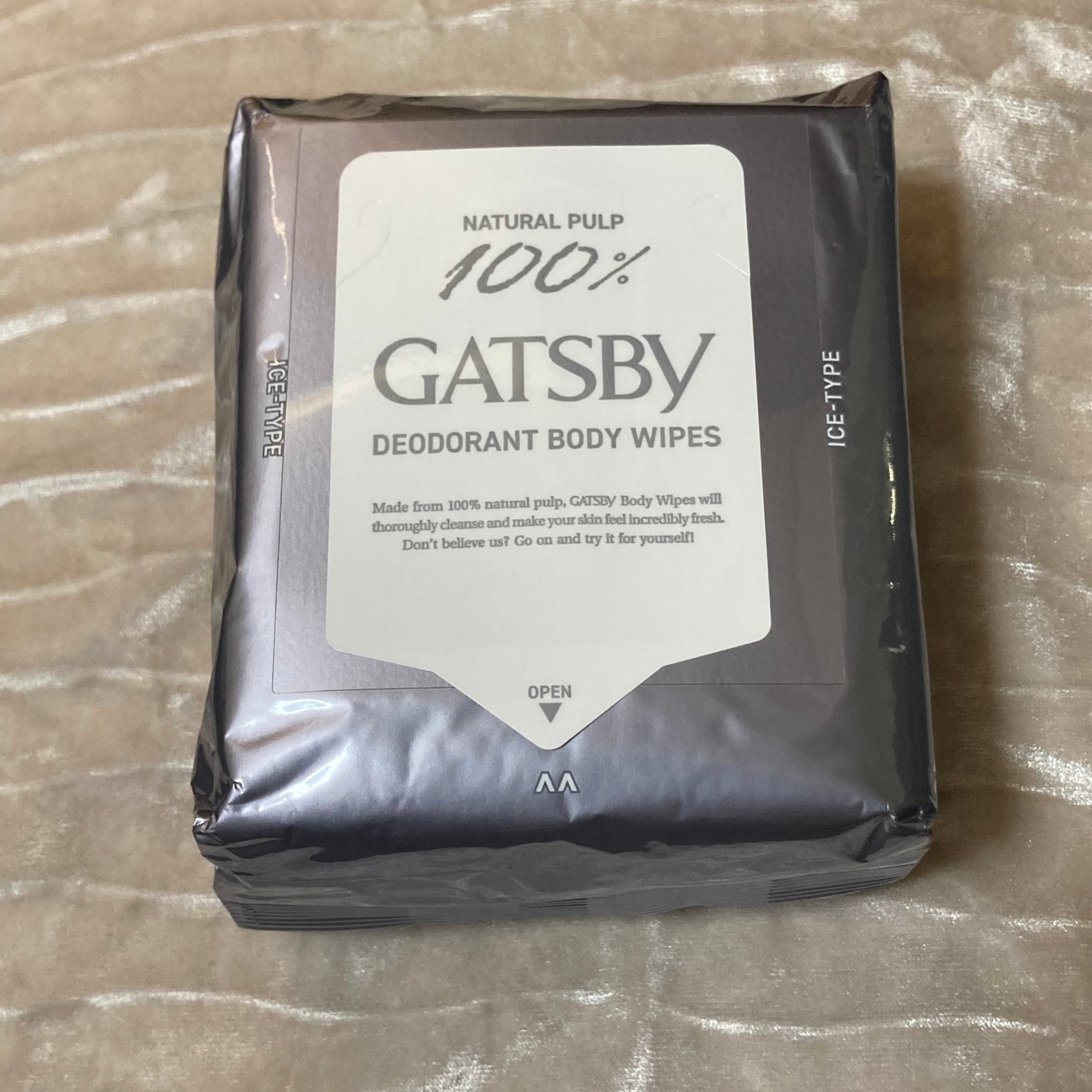 アイスデオドラントボディペーパー 無香料/ギャツビー/ボディシートを使ったクチコミ(1枚目)