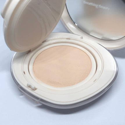 ブリージンググロークッション/Healus/クッションファンデーションを使ったクチコミ(5枚目)