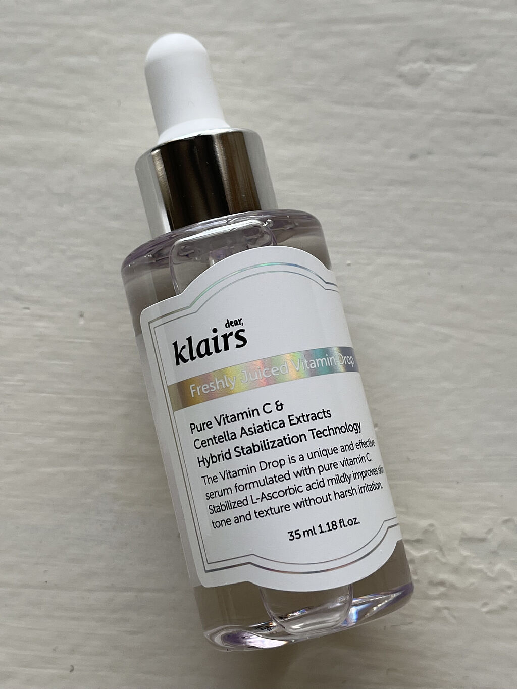 フレッシュリージュースドビタミンドロップ(35ml)/Klairs/美容液を使ったクチコミ（1枚目）
