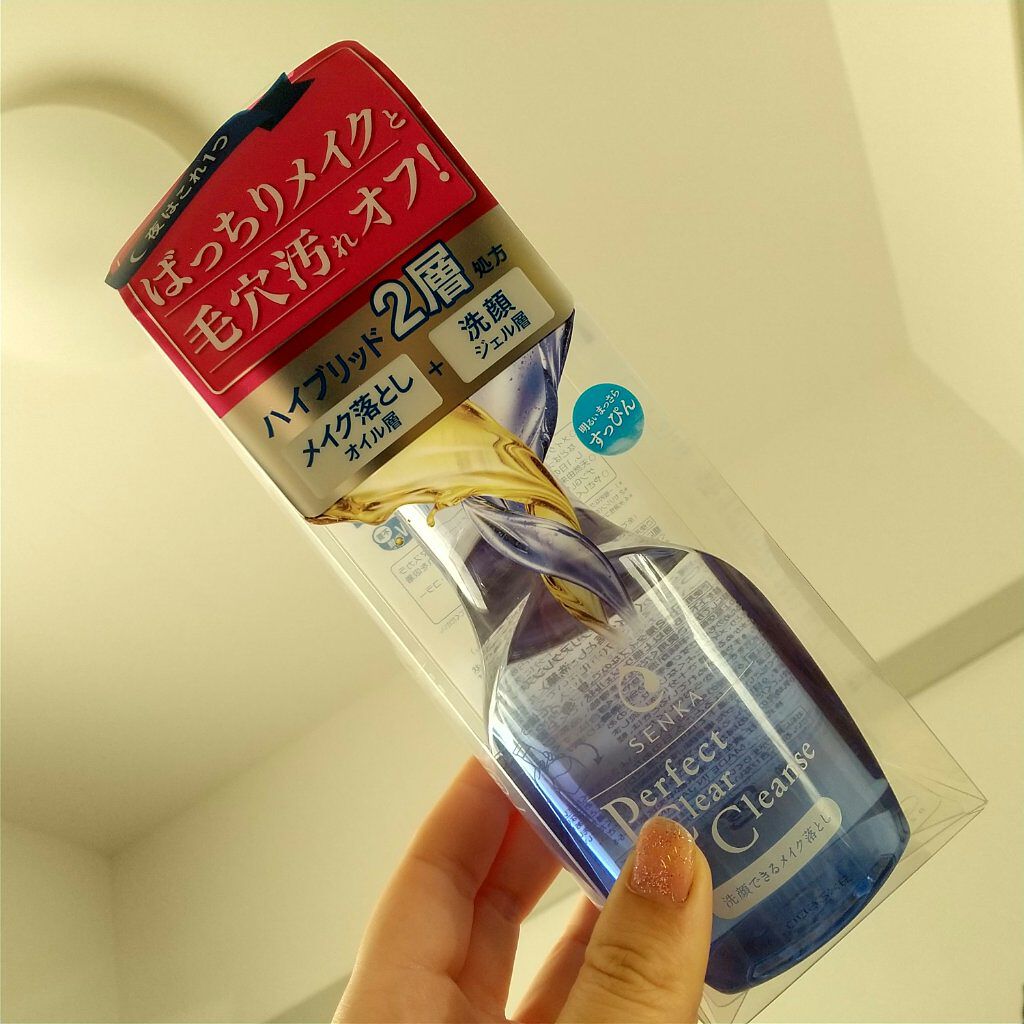 洗顔専科　パーフェクトクリアクレンズ/SENKA（専科）/クレンジングジェルを使ったクチコミ（1枚目）