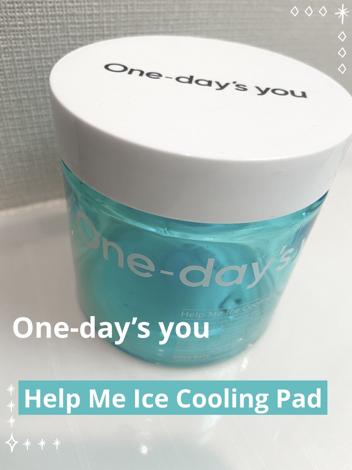 ヘルプミー! アイスクーリングパッド/One-day's you/トナーパッドを使ったクチコミ（1枚目）