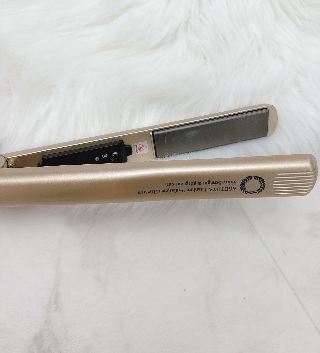 アゲツヤ チタニウム プロフェッショナルヘアアイロン シャイニーストレート&ゴージャスカール/ローネジャパン/その他ヘアアイロンを使ったクチコミ(1枚目)