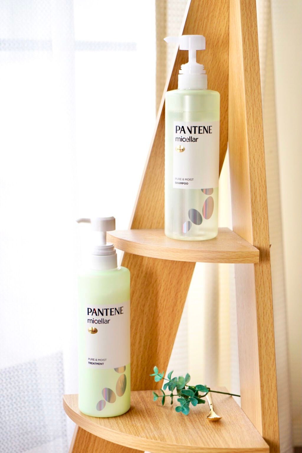 PRO-V ミセラー ピュア&モイスト ノンシリコンシャンプー/トリートメント/パンテーン/市販シャンプーを使ったクチコミ(1枚目)