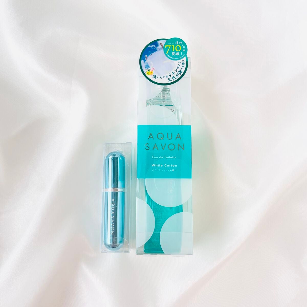 ホワイトコットンの香り オードトワレ/アクアシャボン/香水(レディース)を使ったクチコミ(1枚目)