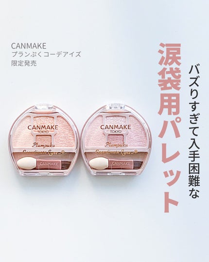 プランぷくコーデアイズ/キャンメイク/パウダーアイシャドウを使ったクチコミ(1枚目)