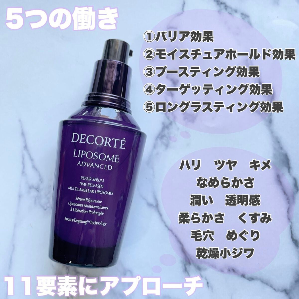 リポソーム アドバンスト リペアセラム/DECORTÉ/美容液を使ったクチコミ(2枚目)