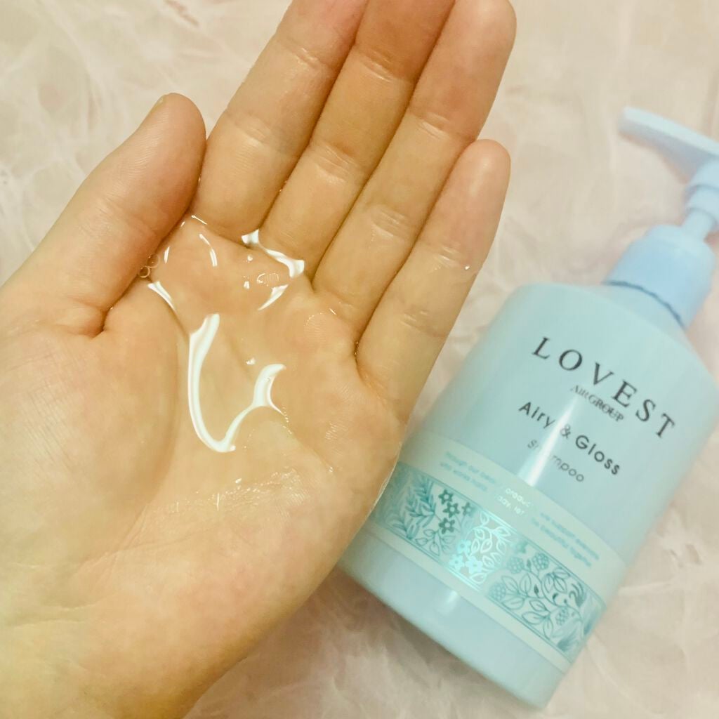 エアリーアンドグロス シャンプー/トリートメント /LOVEST by air Salon Quality Hair Care/市販シャンプーを使ったクチコミ(3枚目)