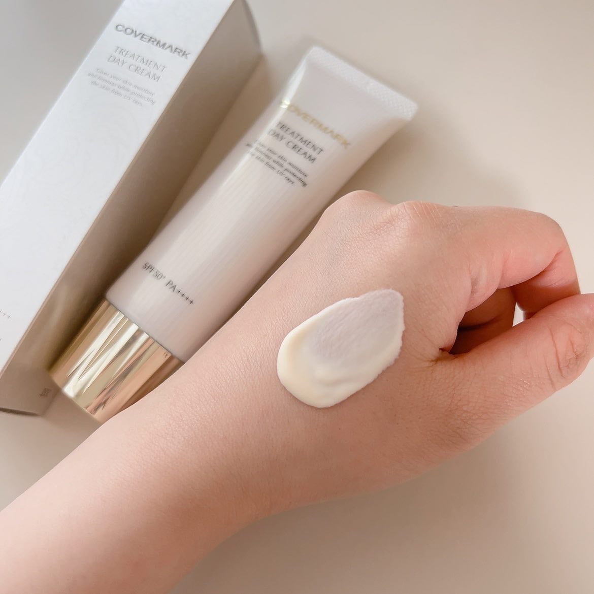 トリートメント デイ クリーム/COVERMARK/日焼け止めクリームを使ったクチコミ(1枚目)