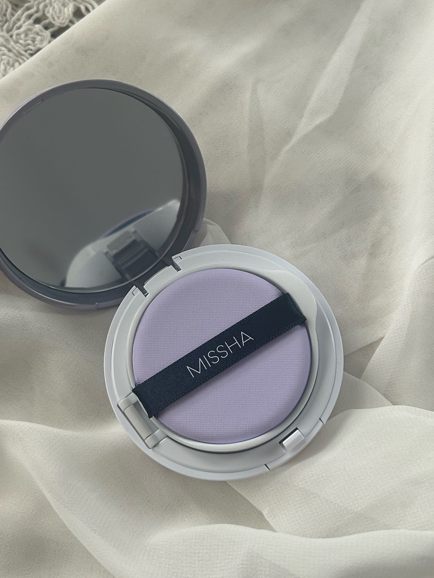 M クッションベース(ラベンダー)/MISSHA/化粧下地を使ったクチコミ(2枚目)