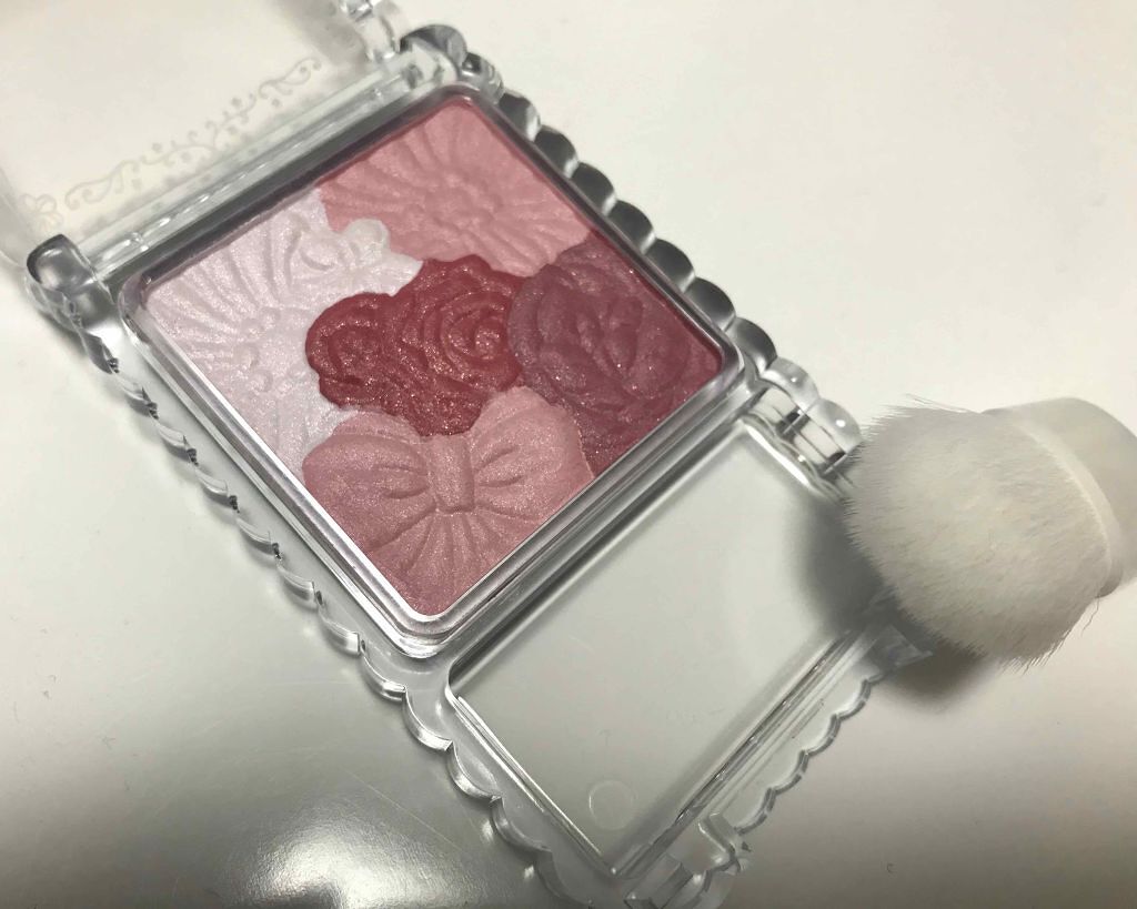 グロウフルールチークス/キャンメイク/パウダーチークを使ったクチコミ（1枚目）