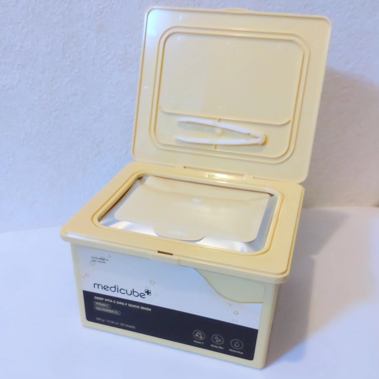 ディープ ビタC デイリー クイック マスク/MEDICUBE/シートマスク・パックを使ったクチコミ（3枚目）