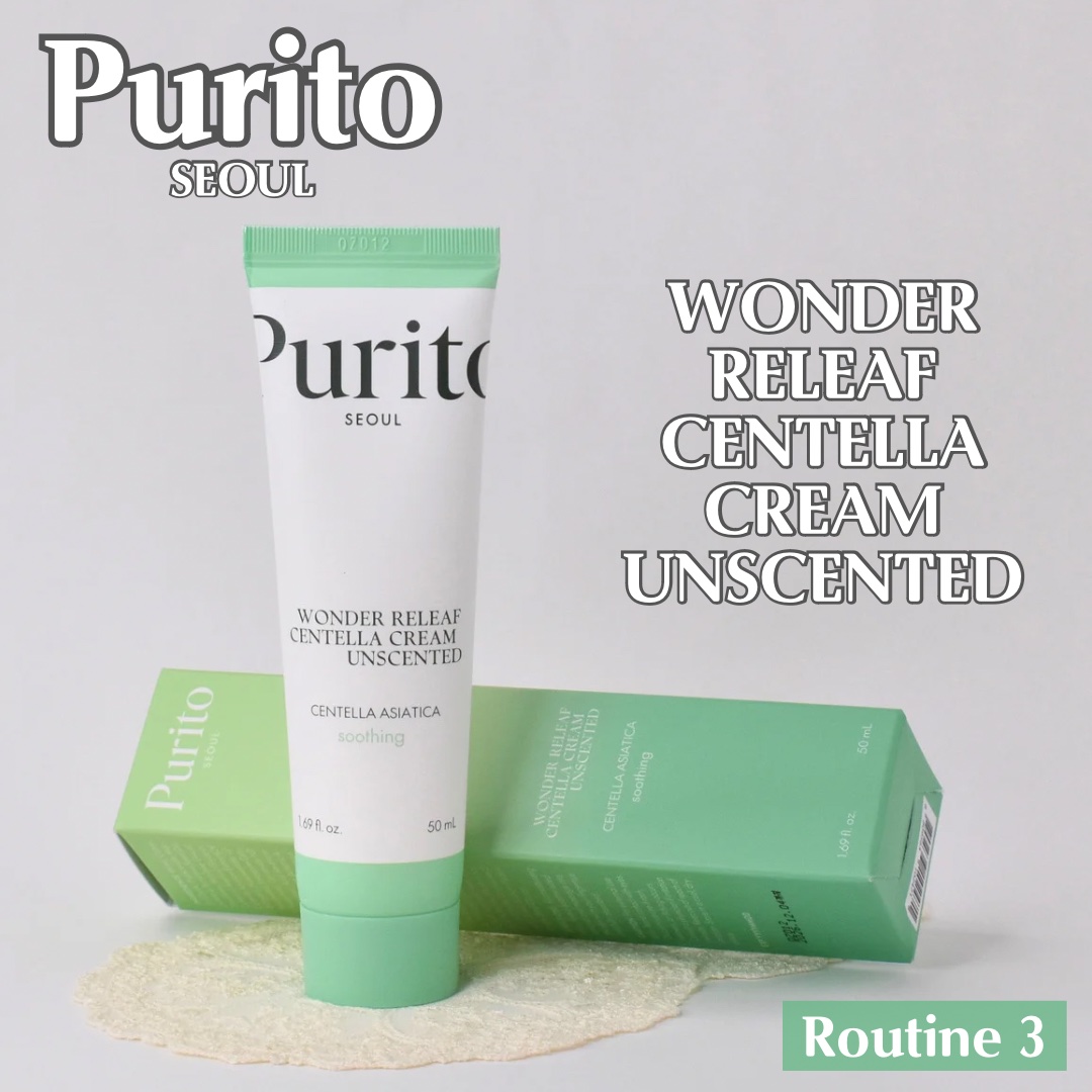 ワンダーリリーフ センテラ クリーム アンセンティド/Purito Seoul/フェイスクリームを使ったクチコミ（1枚目）