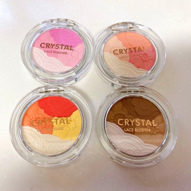 TONYMOLY クリスタルブラッシャーのクチコミ「\TONYMOLY　CRYSTAL LACE BLUSHER/

Lace FABRIC CO.....」（1枚目）