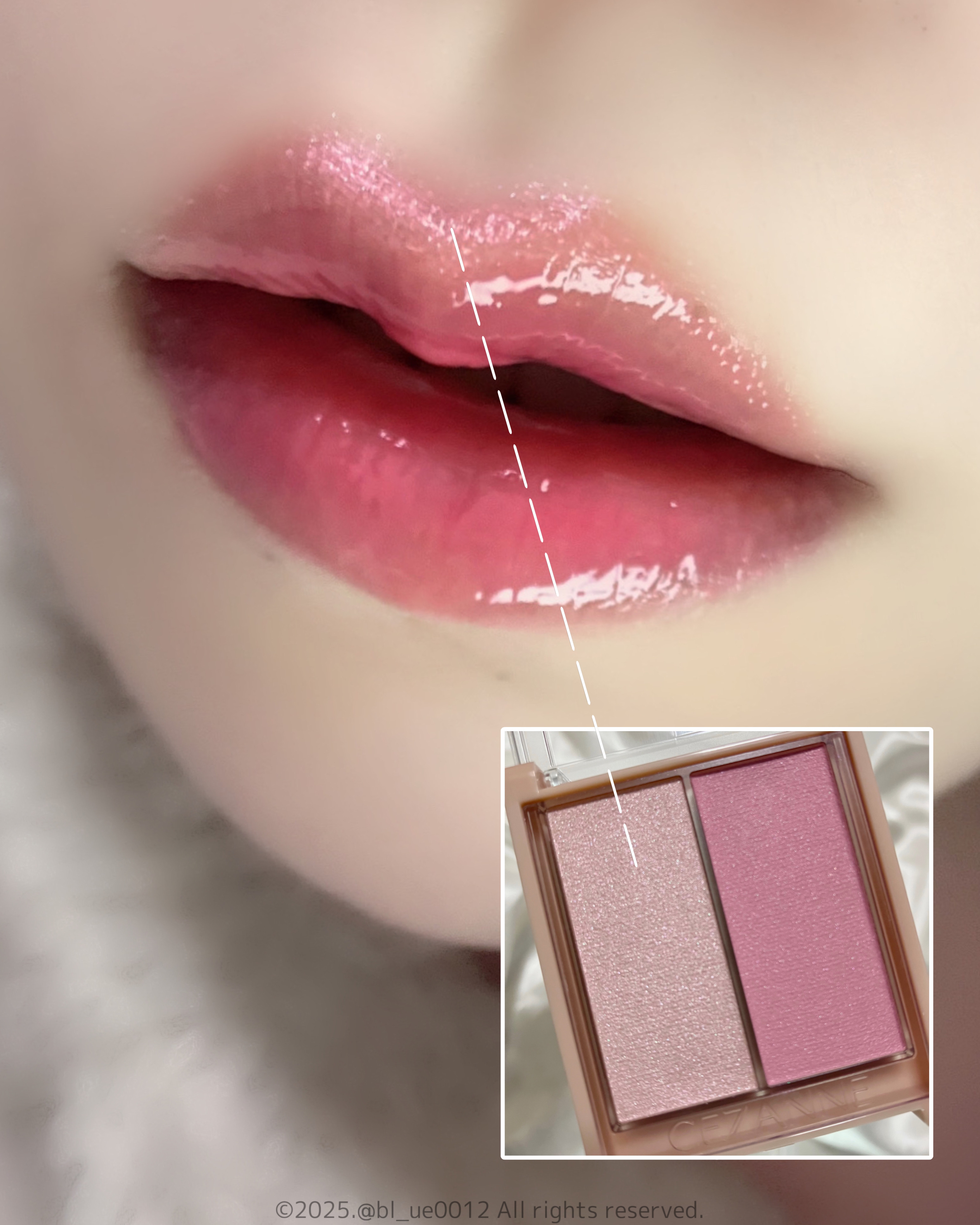 フェイスグロウカラー/CEZANNE/クリームハイライトを使ったクチコミ（1枚目）