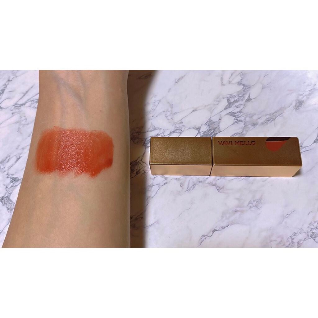 ハートウィンドウリップティントベルベットタイプ/VAVI MELLO/口紅を使ったクチコミ(3枚目)