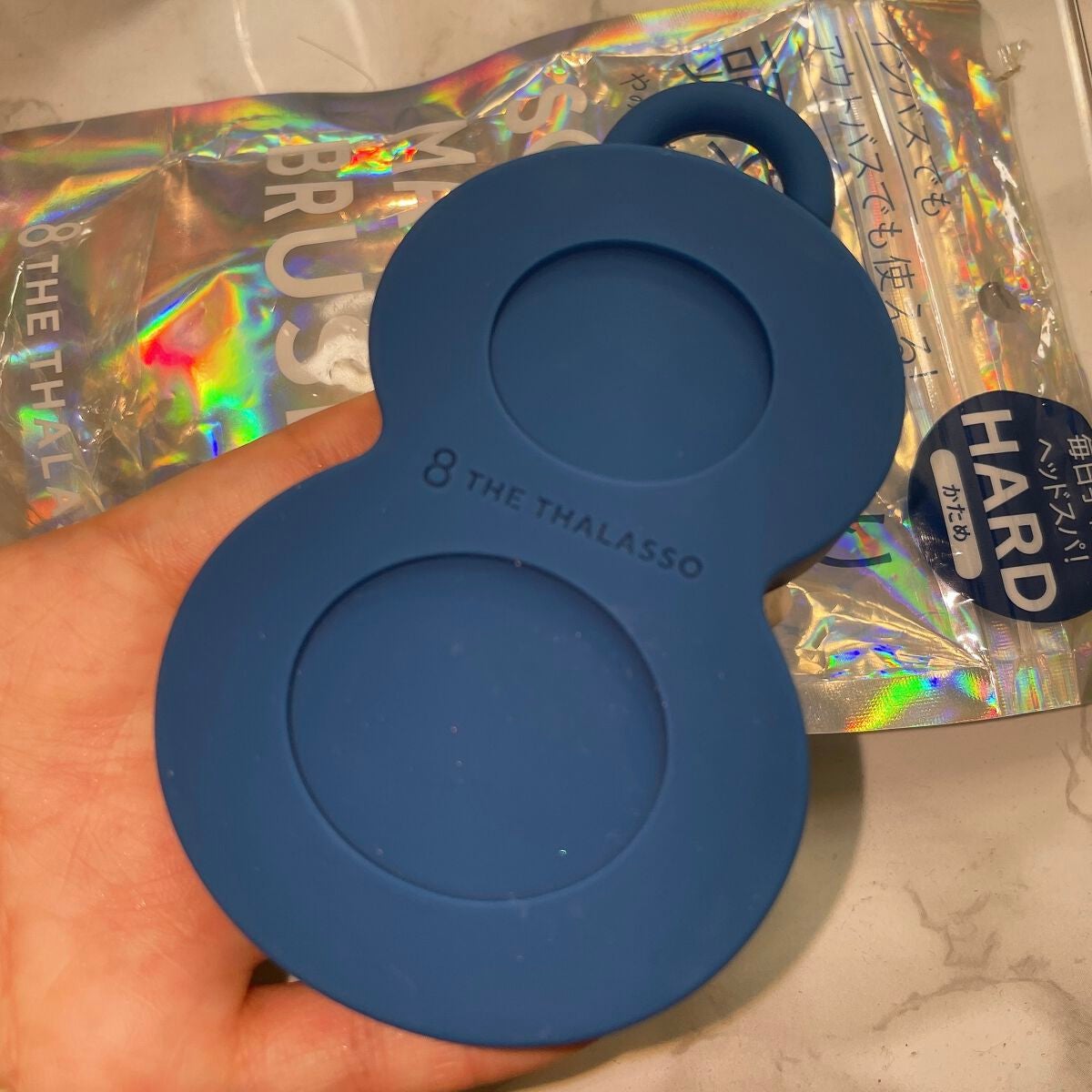 エイトザタラソ スパ やみつき 頭皮マッサージブラシ ハード/エイトザタラソ/スカルプブラシを使ったクチコミ(2枚目)