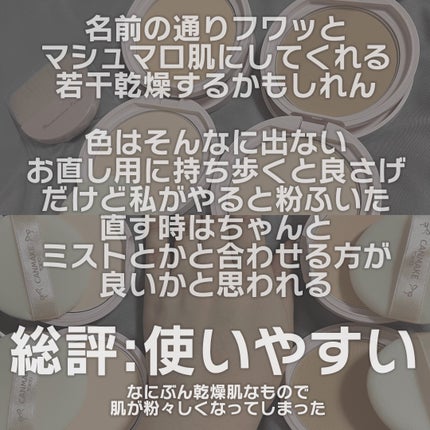 マシュマロフィニッシュパウダー/キャンメイク/プレストパウダーを使ったクチコミ(3枚目)