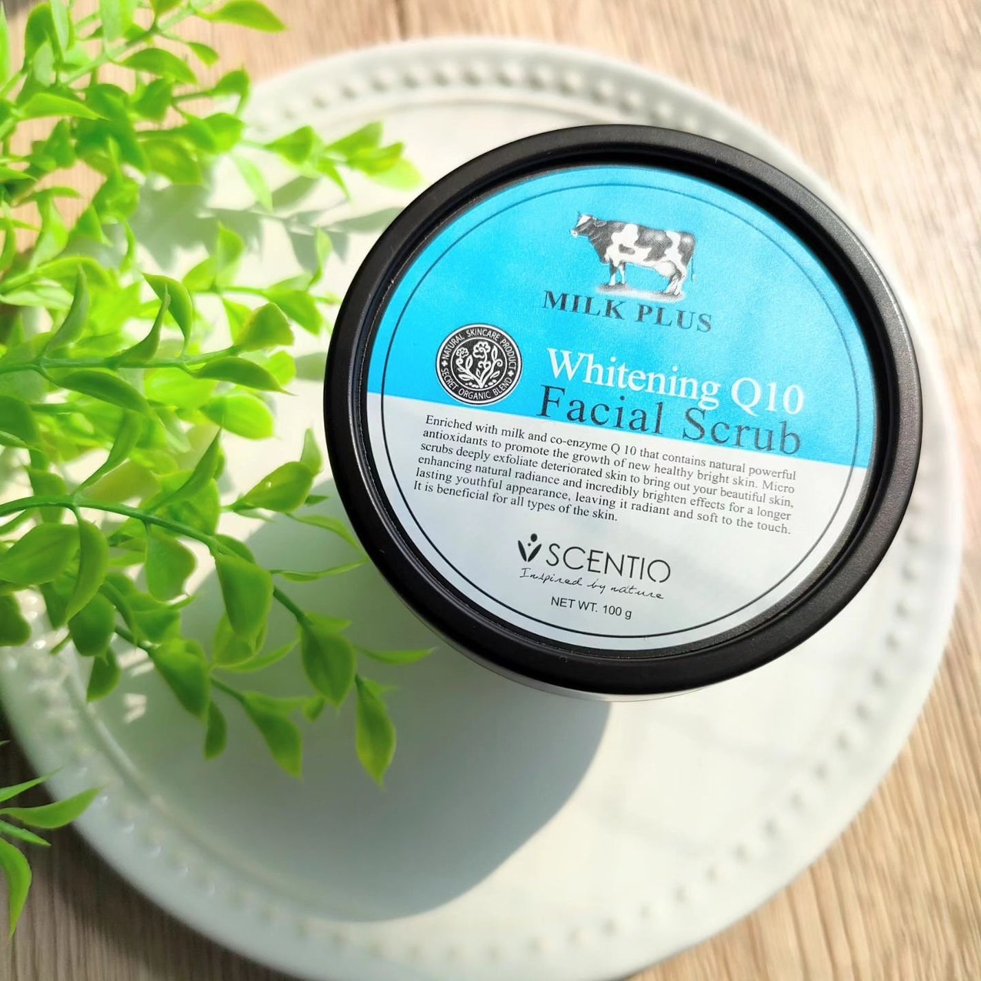 ミルクホワイトQ10フェイシャルスクラブ/Beauty Buffet/スクラブ・ゴマージュを使ったクチコミ(1枚目)