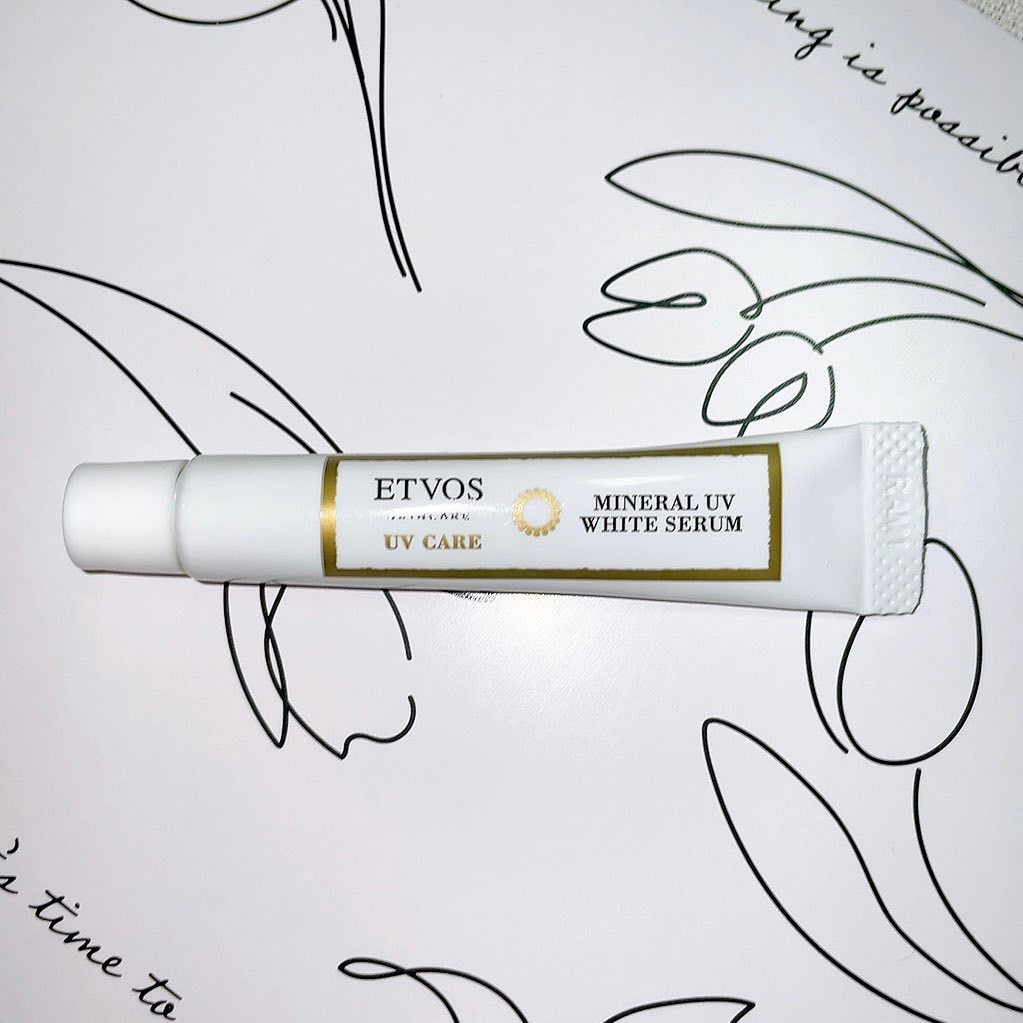 ミネラルUVホワイトセラム 通常デザイン/エトヴォス/日焼け止めローションを使ったクチコミ（1枚目）
