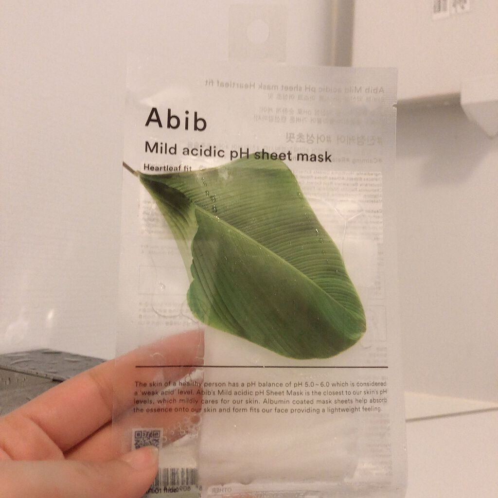 弱酸性pHシートマスク ドクダミフィット/Abib /シートマスク・パックを使ったクチコミ(1枚目)