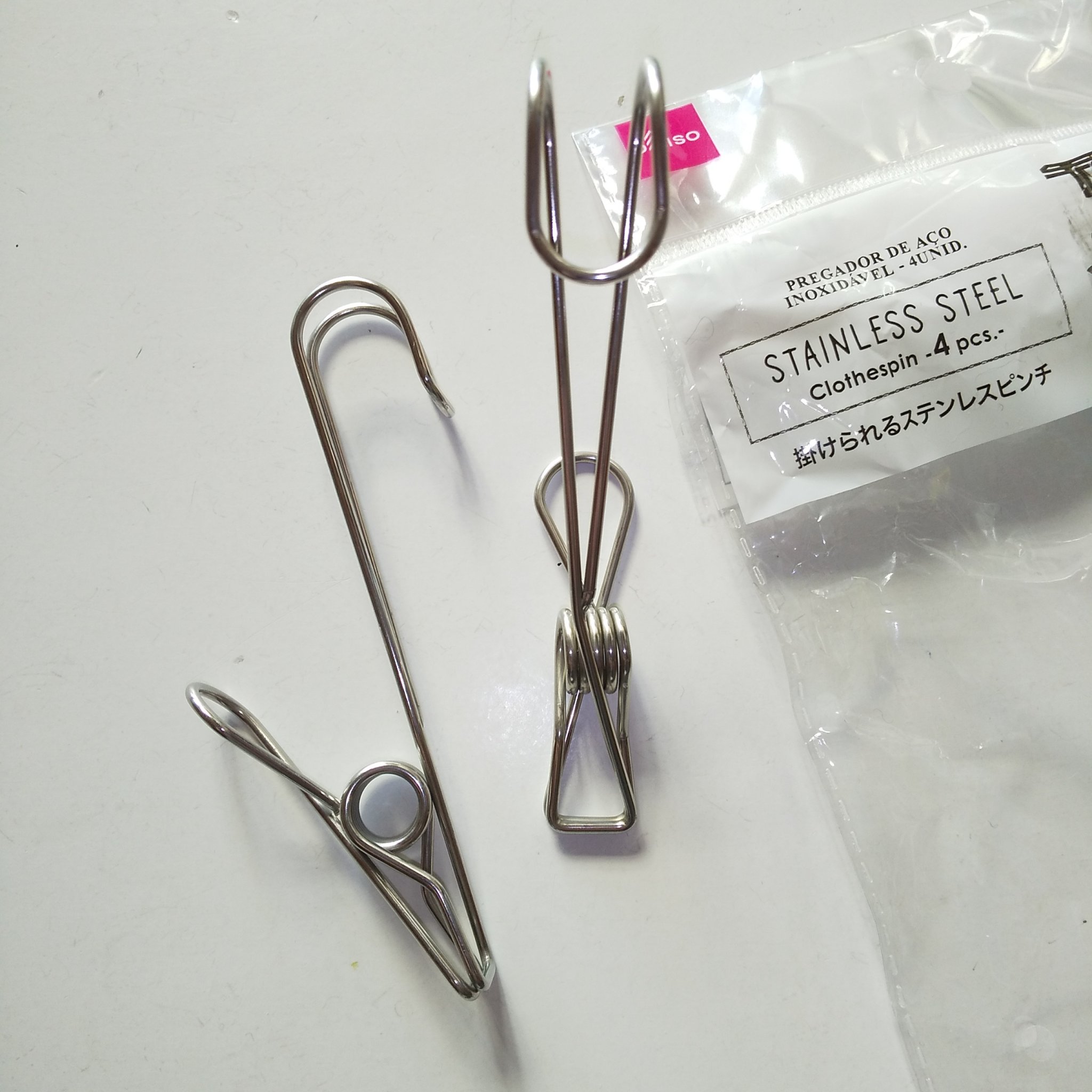 掛けられるステンレスピンチ/DAISO/その他を使ったクチコミ（3枚目）
