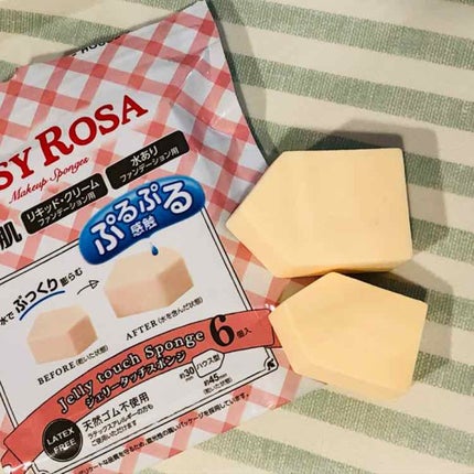 ジェリータッチスポンジ ハウス型/ロージーローザ/パフ・スポンジを使ったクチコミ(1枚目)