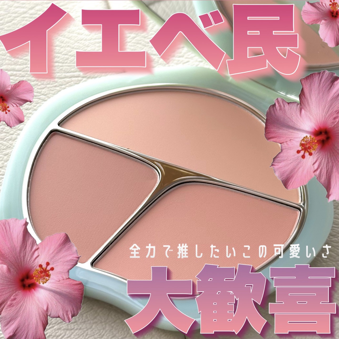 TIMAGE  3色チークパレット 03 オレンジ系/TIMAGE/パウダーチークを使ったクチコミ（1枚目）