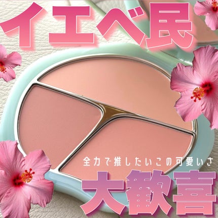 TIMAGE  3色チークパレット/TIMAGE/パウダーチークを使ったクチコミ(1枚目)