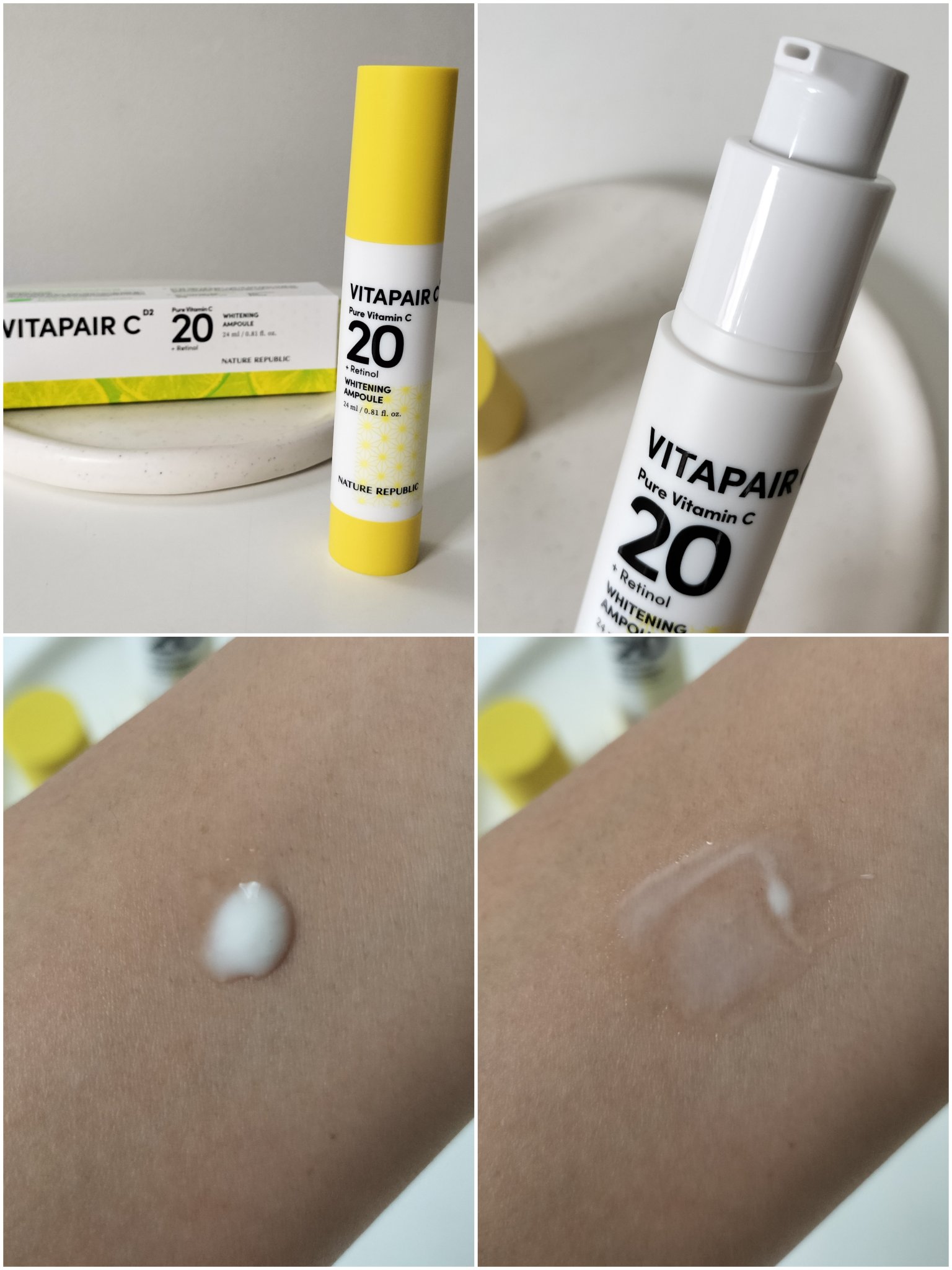 ビタペアC シミケアセラム/ネイチャーリパブリック/美容液を使ったクチコミ（2枚目）