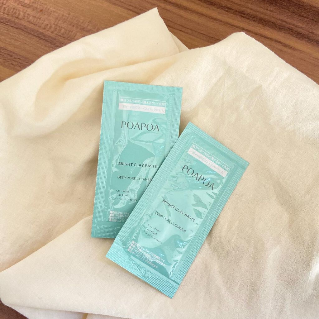 ブライトクレイペースト/POAPOA/洗顔フォームを使ったクチコミ（1枚目）