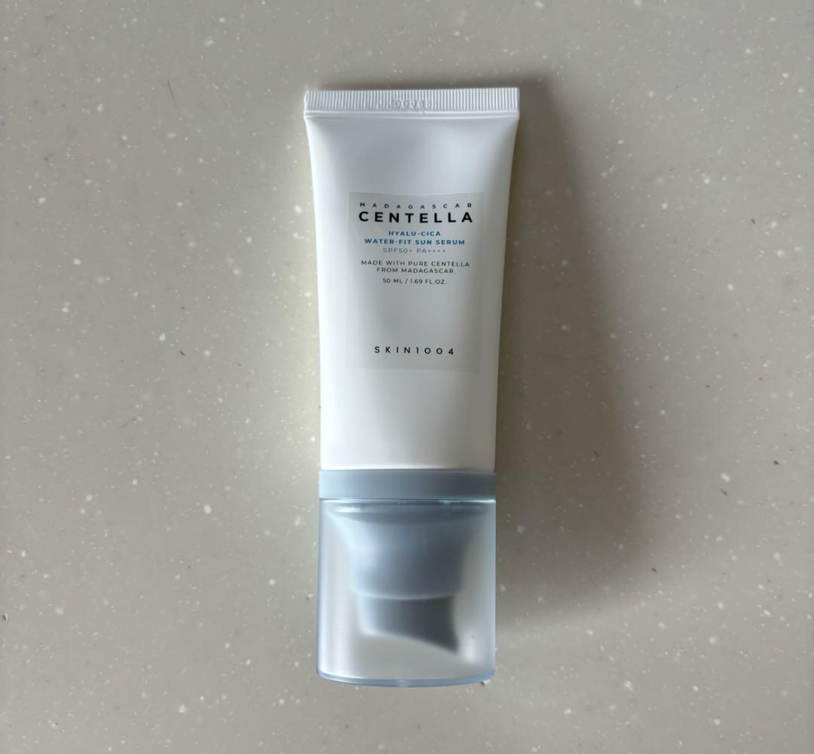 ヒアルーシカ ウォーターフィット サンセラム/SKIN1004/日焼け止めローションを使ったクチコミ（1枚目）