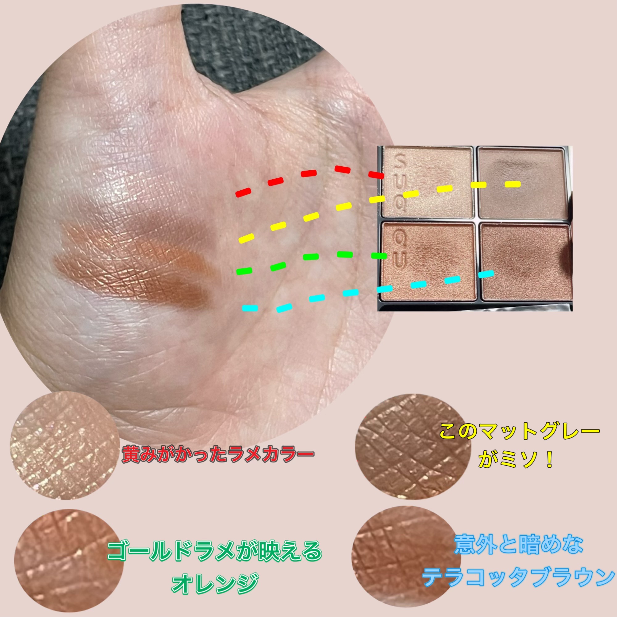 シグニチャー カラー アイズ/SUQQU/アイシャドウパレットを使ったクチコミ（2枚目）