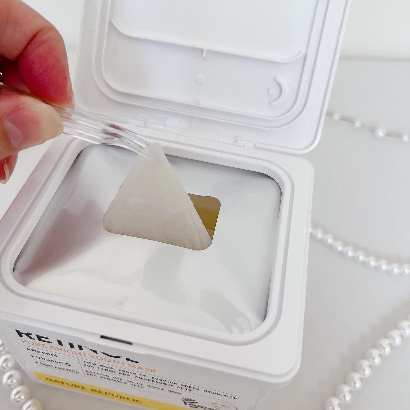 キューブマスク レチノール/ネイチャーリパブリック/シートマスク・パックを使ったクチコミ(3枚目)