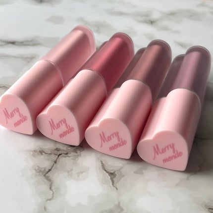 ミルクハートティントリップアンドチーク/Merrymonde/リップティントを使ったクチコミ(8枚目)