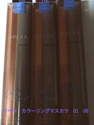 オペラ カラーリングマスカラ 06 ミスティックパープル（限定色）/OPERA/マスカラを使ったクチコミ（1枚目）