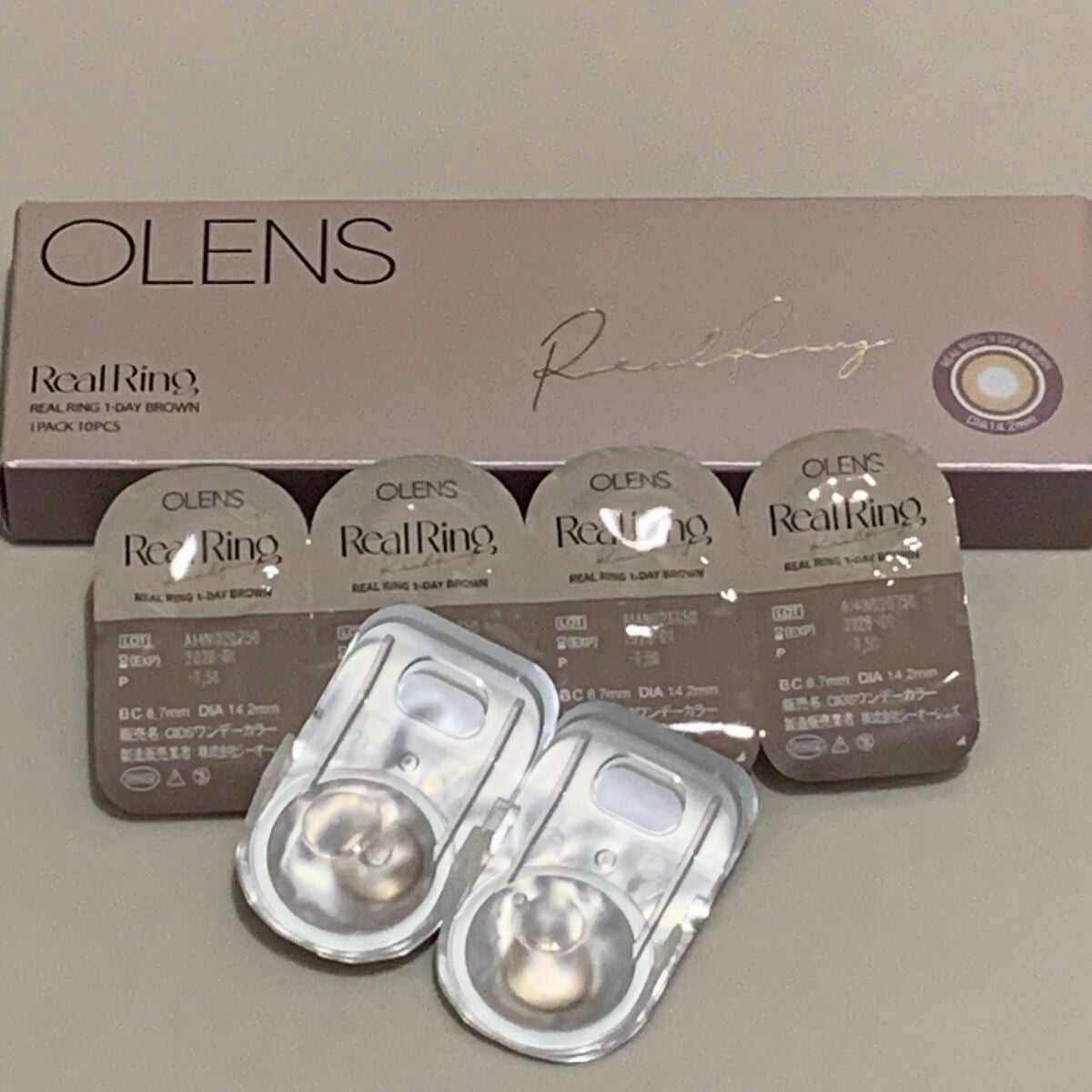 Real Ring 1day/OLENS/ワンデー(1DAY)カラコンを使ったクチコミ(5枚目)