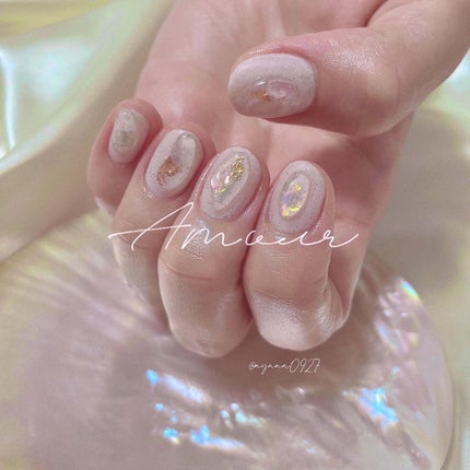 #ぷくぷくネイル,#オレンジネイル,#マットネイルのネイルデザイン