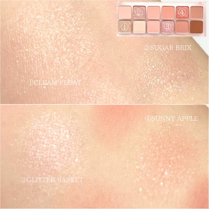 プロ アイ パレット エアー/CLIO/アイシャドウパレットを使ったクチコミ(4枚目)