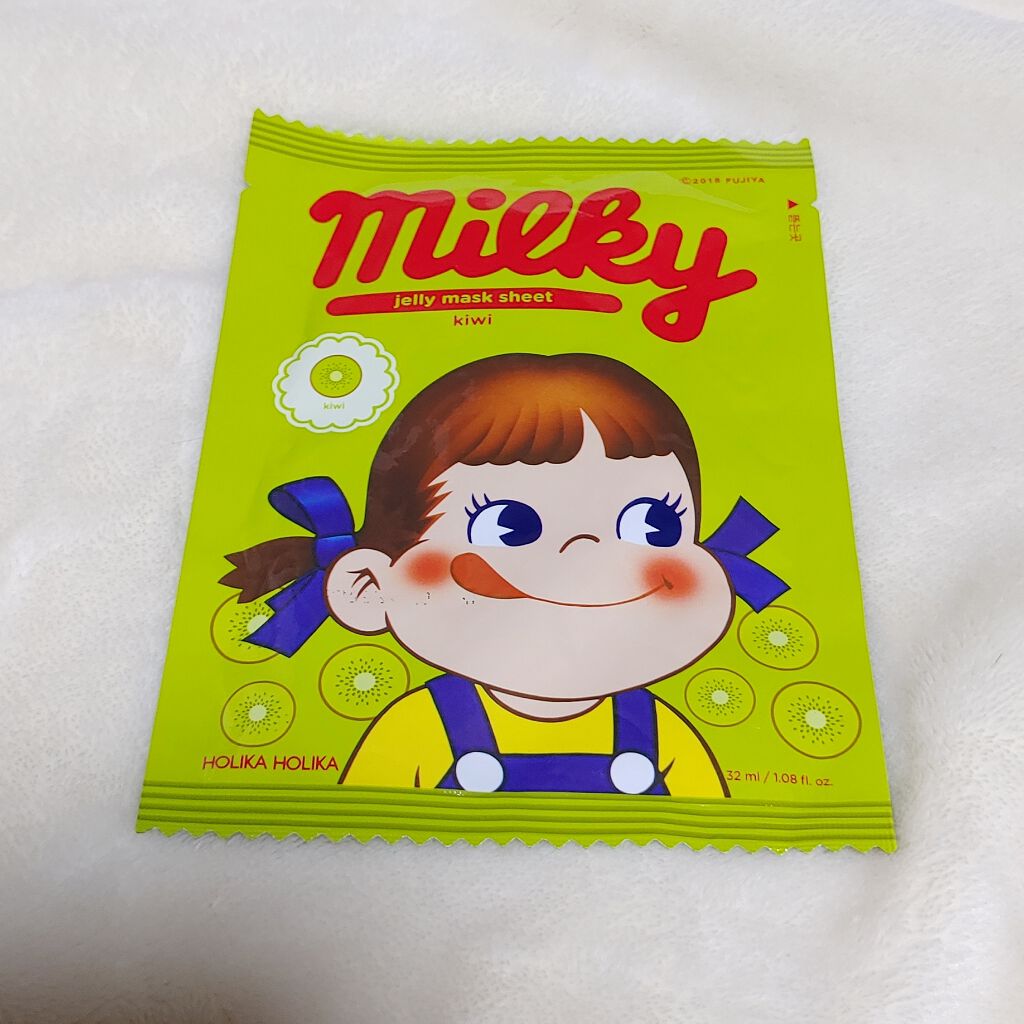 ホリカホリカ スイートペコエディション ペコちゃんピュアエッセンスゼリーマスクシート/HOLIKA HOLIKA/シートマスク・パックを使ったクチコミ（1枚目）