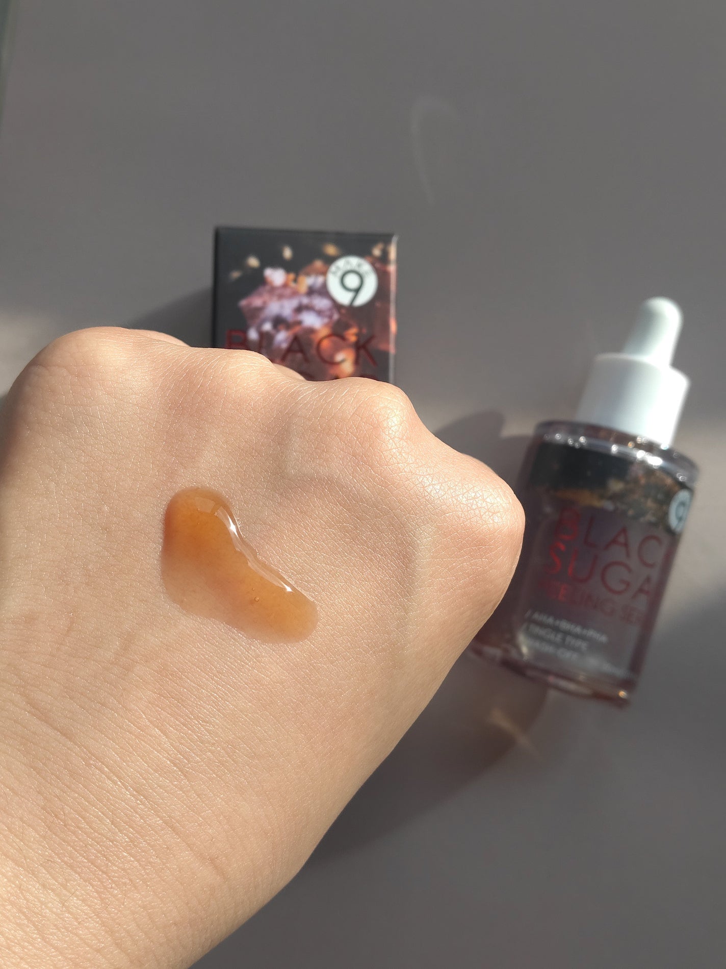 ブラックシュガーピーリングセラム/MAKE9/美容液を使ったクチコミ(2枚目)