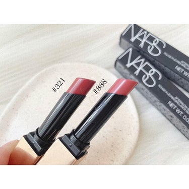 アフターグロー　センシュアルシャイン　リップスティック/NARS/口紅を使ったクチコミ（2枚目）