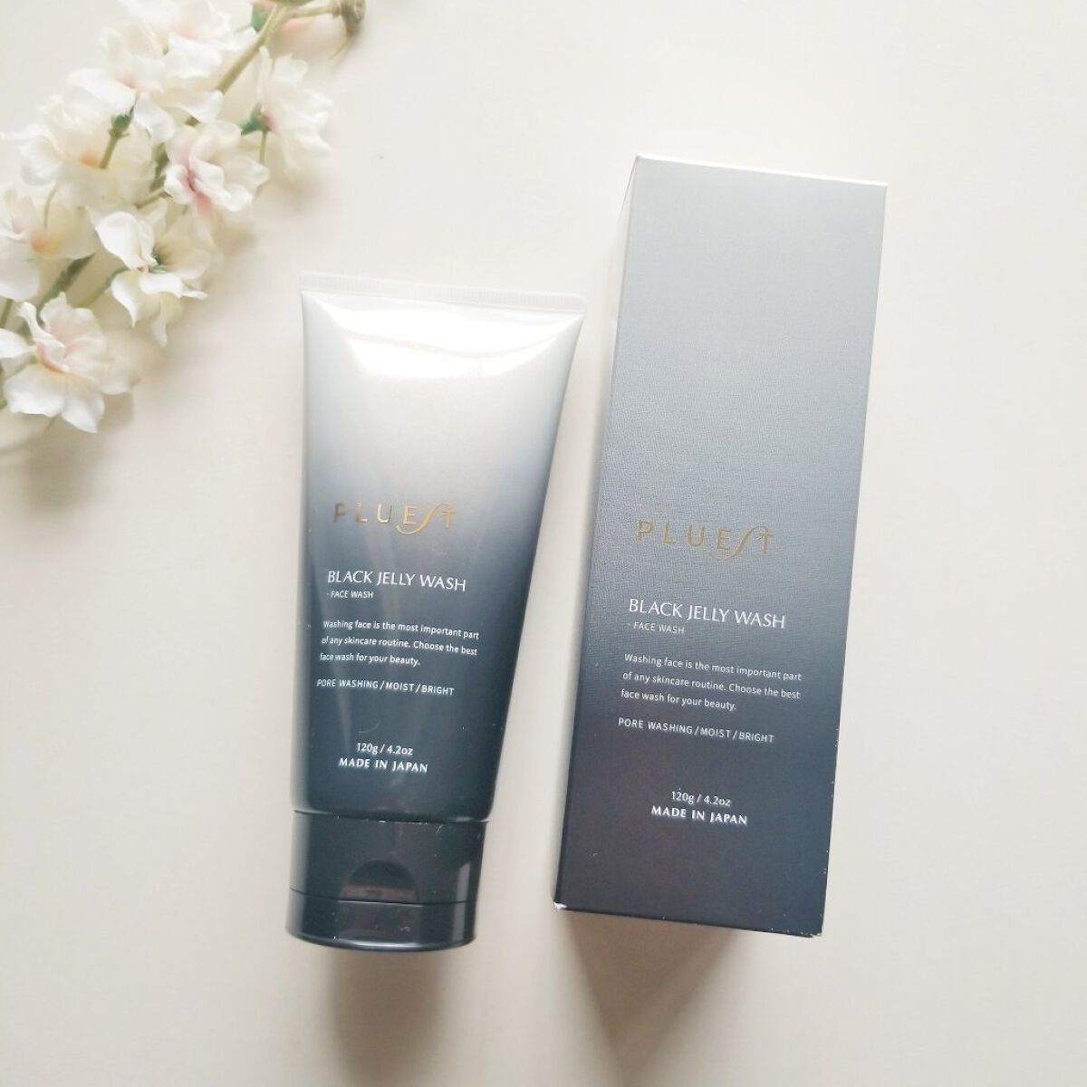 BLACK JELLY WASH（ブラックジェリーウォッシュ）/PLUEST/その他洗顔料を使ったクチコミ（2枚目）