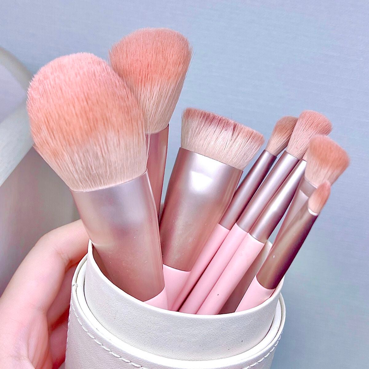 ローズクラウドメイクブラシセット/ZEESEA/メイクブラシを使ったクチコミ(1枚目)