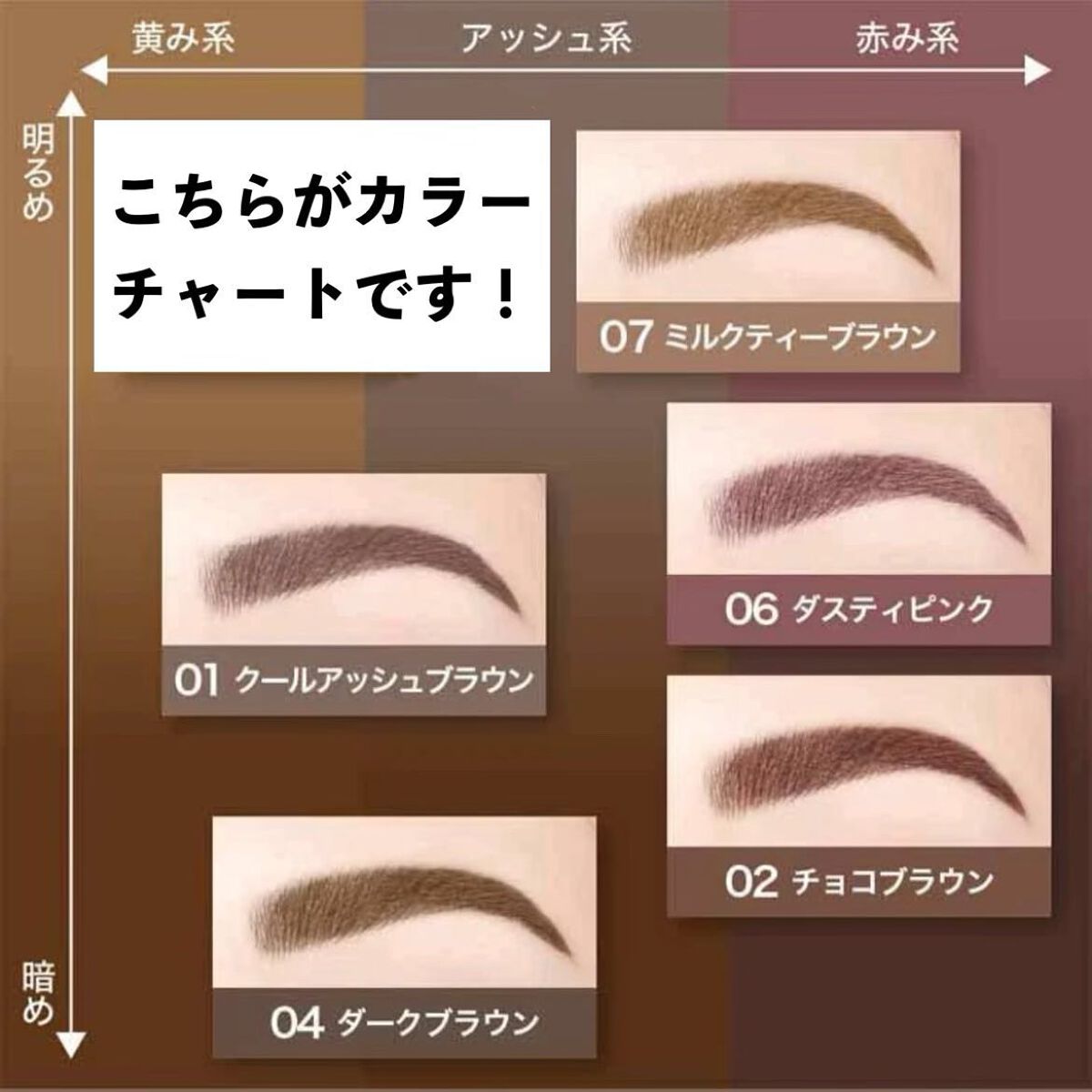 ブロウインク カラーティントデュオ/MAYBELLINE NEW YORK/眉ティントを使ったクチコミ(7枚目)