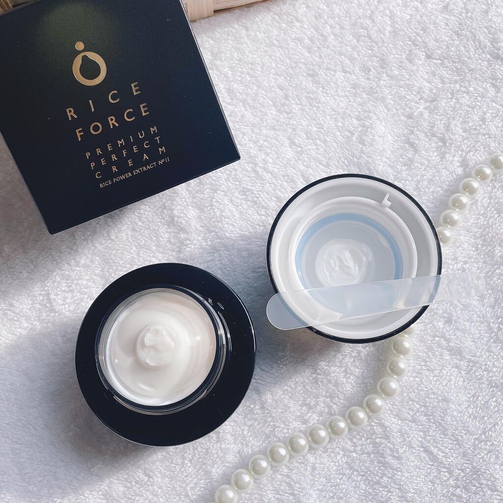 プレミアムパーフェクトクリーム/ライスフォース/フェイスクリームを使ったクチコミ(2枚目)