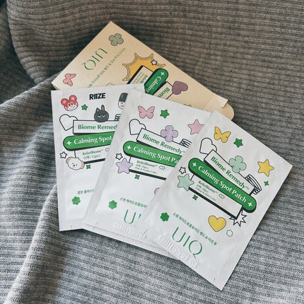 kz*フォロバ💯 on LIPS 「UIQユイクカーミングスポットパッチ見て見て♡かわいいパッチ😍..」(4枚目)