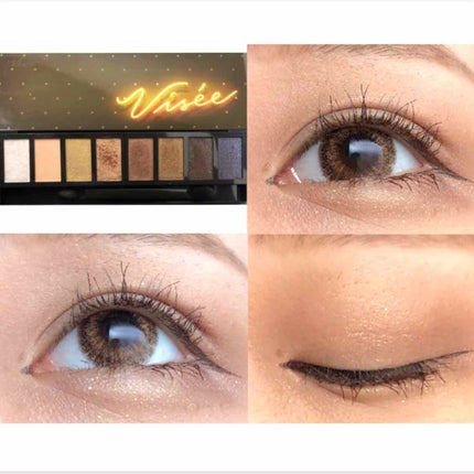 グラマラスリッチ アイパレット (クリスマスコフレ 2018)/Visée/メイクアップキットを使ったクチコミ(1枚目)