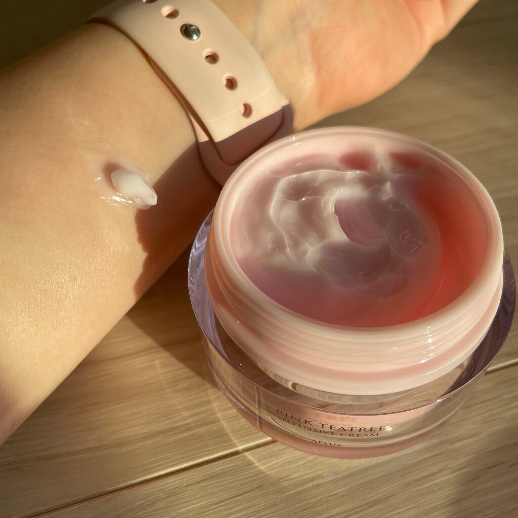 ピンクティーツリークリーム/APLIN/フェイスクリームを使ったクチコミ(2枚目)