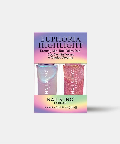 nails inc. ネイルズ インク ユーフォリア ハイライト ネイルポリッシュ デュオ キット