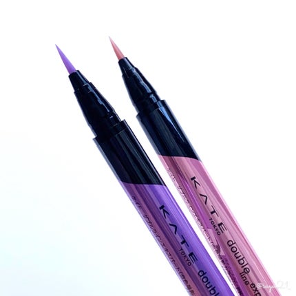 ダブルラインエキスパート(血色陰影カラー)/KATE/リキッドアイライナーを使ったクチコミ(2枚目)